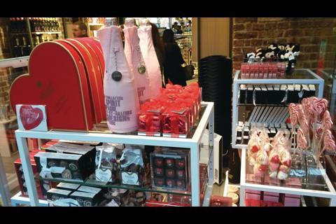 It has given the promotion pride of place in its windows and on most of the equipment immediately inside the door.